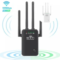 high speed with four antennas 300mbps network router wireless repeater household accessories