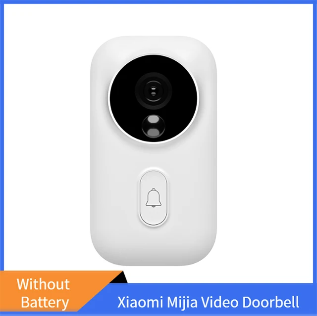 Mijia doorbell Xiaomi Mijia умный дверной звонок wifi камера AI распознавание лица двухстороннее изменение голоса домофон инфракрасное ночное видение Облачное хранилище - Цвет: Mijia doorbell