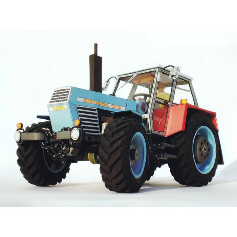 

1:32 1:22 Czech Tractor Papercraft 3D Paper Model Paper Sculpture Home Decor Bar Wall Decoration Crafts DIY Handmade Trophy