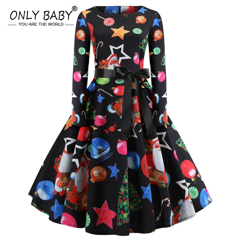 Рождественское платье для девочек костюм детская Рождественская одежда