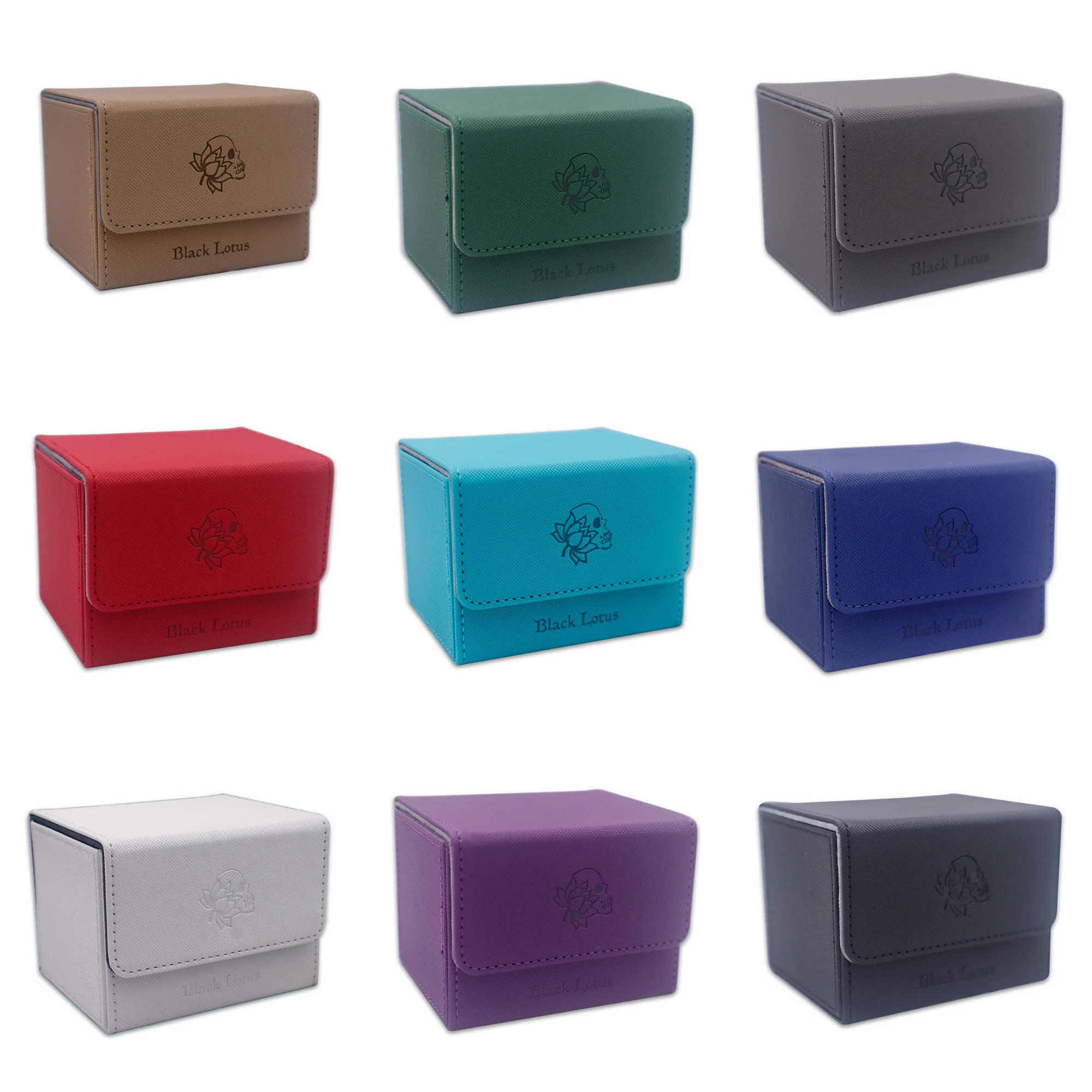BL PU Leather PREMIUM High Quality Strong Large 100+Cards Storage Box for MTG/POKEMON/YGO/FLESH AND BLOOD CARDS DECK CASE Holder | Спорт и
