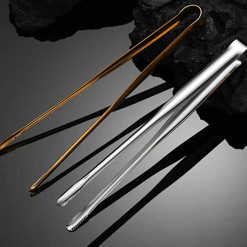 Tongs Serving Food Grilling Small Long Tong For Lobster Scissor Kitchen Mini Logs Tweezers Barbecue Bbq Salad Crabs Stainless