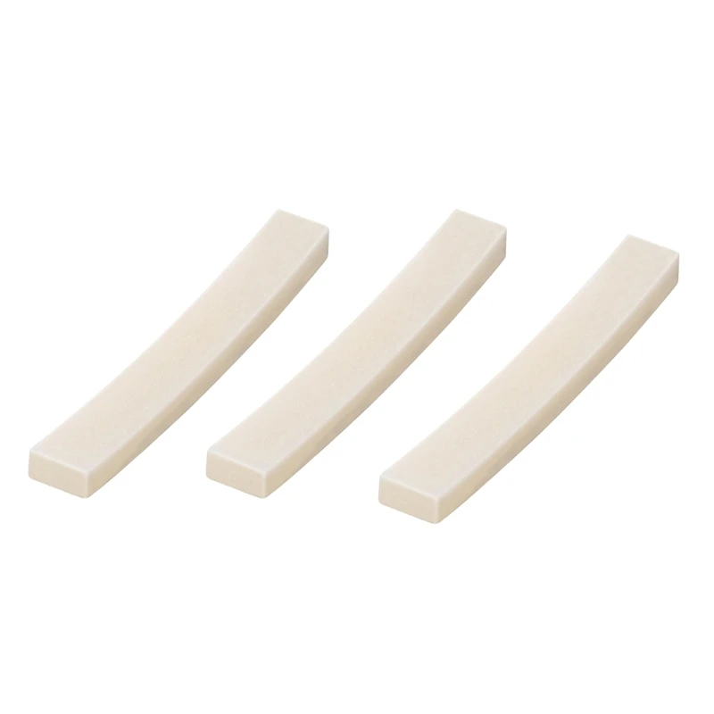 

Electric Guitar Bone Nut Blanks for Telecaster Vintage Guitar Bass Natural Buffallo Bone 44.5*3.4*6.15mm M5TC