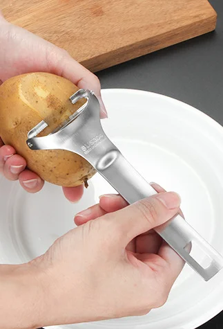 Горячая нержавеющая сталь Овощечистка Терка многофункциональный нож для