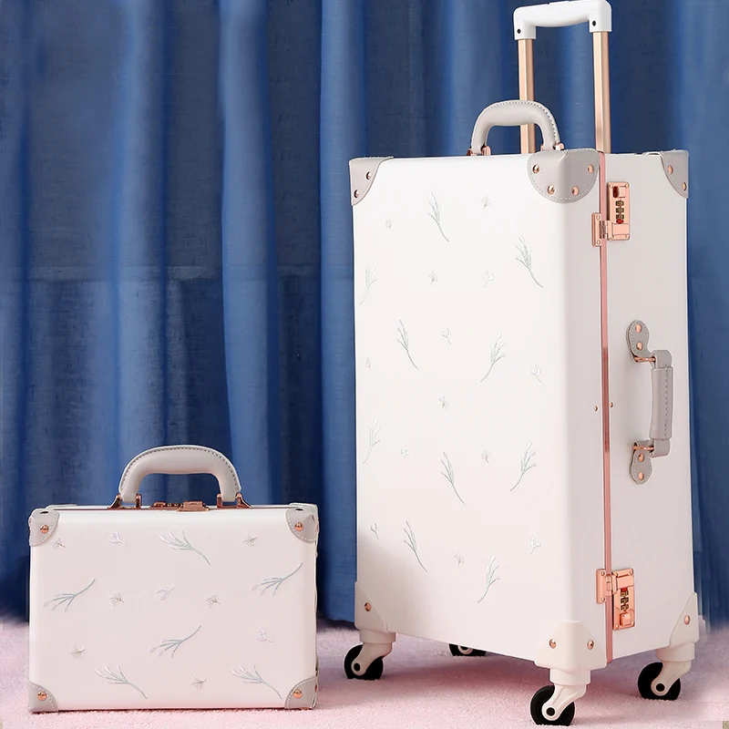 Дорожный Чехол из искусственной кожи с алюминиевой рамой в стиле ретро комплект