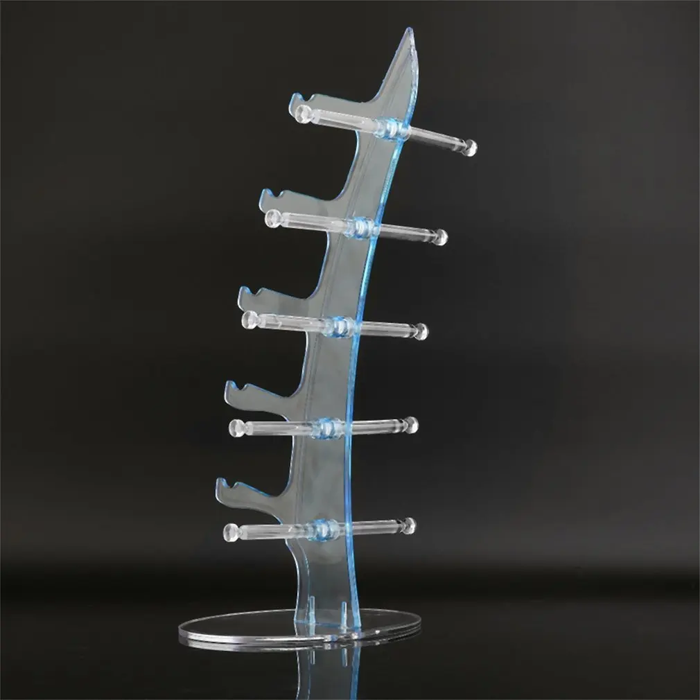 

5 Layers Transparent Sunglasses Show Rack Holders Eyeglasses Display Stand Storage Holder Glasses Shelf Home Organizer
