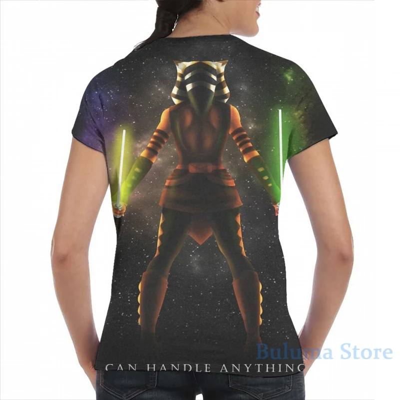 Мужская и женская футболка Ahsoka Tano I Can обращаться с чем угодно модная принтом топы