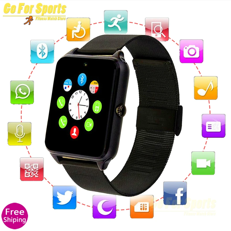 Новинка Z60 Смарт часы с sim картой Bluetooth умные relogio inteligente SmartWatch GT08 Plus reloj PK