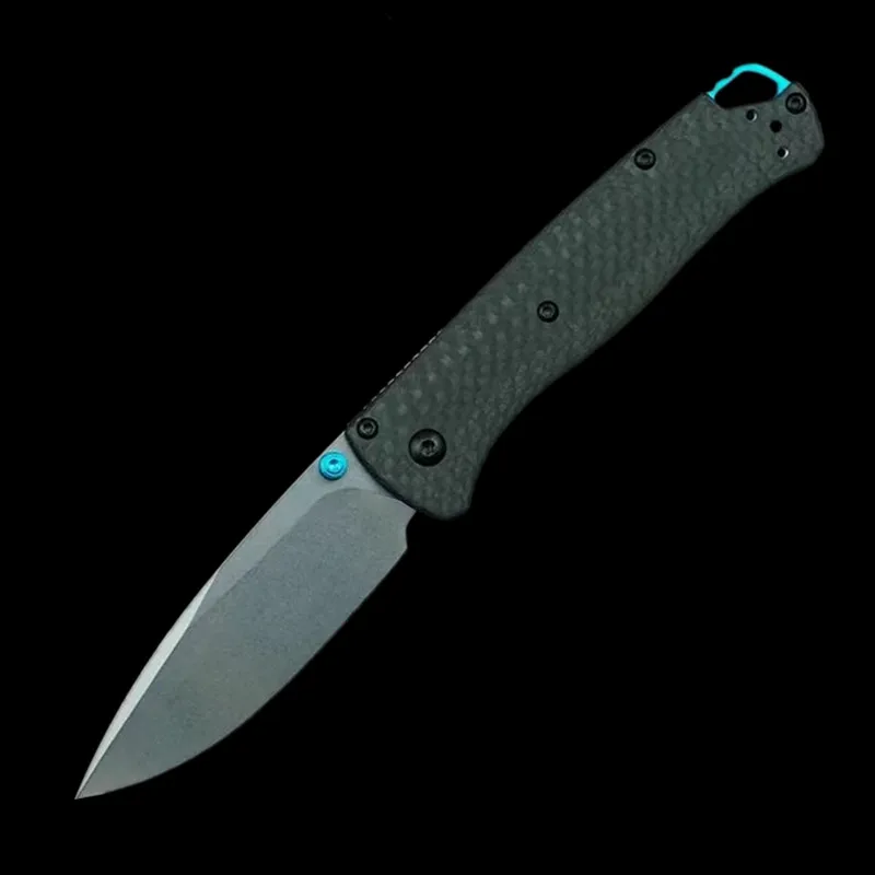BM 535 Mark S90V Steel Multifunction Folding Knife Stone Washed Real Carbon Fiber Handle Outdoor Camping Survival EDC Tools | Инструменты