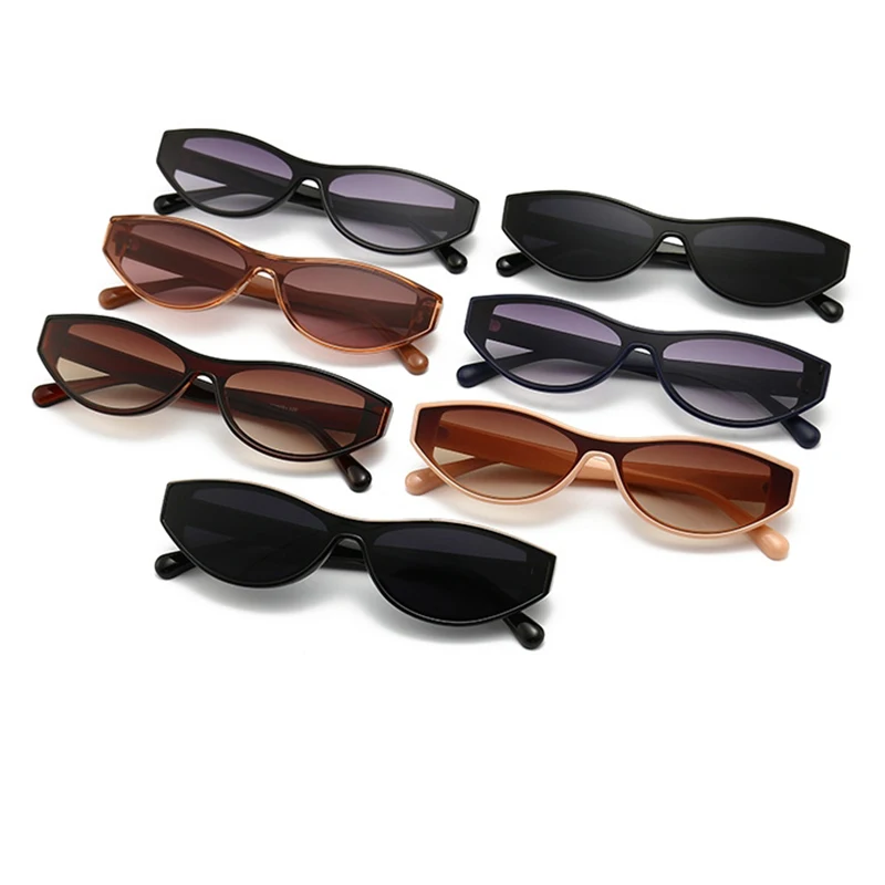 

Retro Vintage Small Cat Eye Sunglasses Women 2020 Fashion Brand Rimless Sunglasses Ladies Shades Glasses UV400