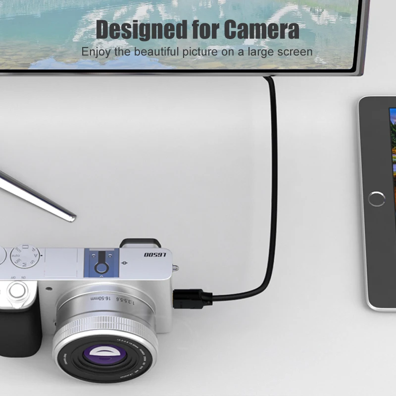 SAMZHE Mini HDMI к 1080P кабель Папа папа для компьютера подключения камеры проектора