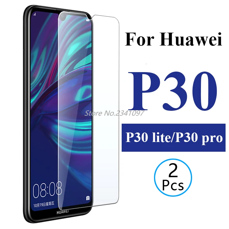Закаленное стекло для Huawei P30 Lite P 30 Pro 2 шт.|Защитные стёкла и плёнки телефонов| |