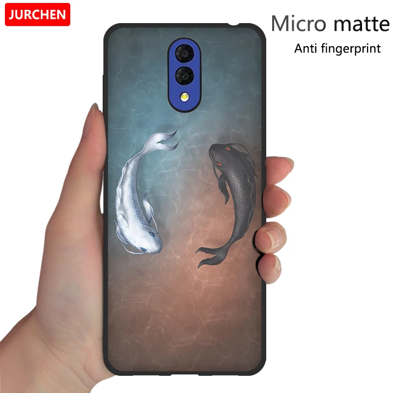 Чехол JURCHEN для Alcatel 3L 2019 мягкий силиконовый чехол из ТПУ 3 L накладка с рисунком