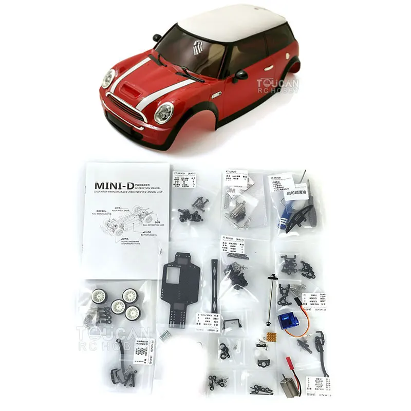 

1/28 Drift Racing 4*4 Радиоуправляемый автомобильный комплект Шасси Мини корпус оболочка зарядное устройство для мальчиков подарки BMW игрушки ESC