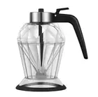 Новинка 2021, стеклянный диспенсер для оливкового масла со стеклянной бутылкой с держателем для кухни, бутылка для масла дозатор меда