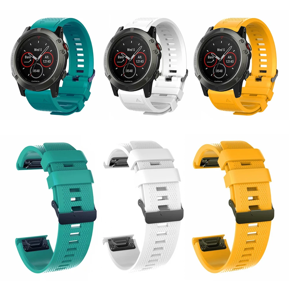 

Silicone Strap For Garmin Fenix 5s 6s Band Bracelet Straps for Garmin Fenix 6X Pro Watchband for Fenix 5 Plus Replacement Straps