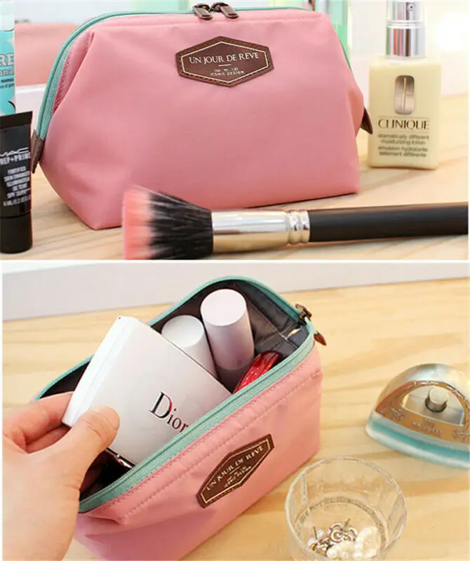 Women Toiletry Bag Lazy Makeup Quick Pack Waterproof Travel Fashion Casual Simple Large Capacity Lady Girls Cosmetic | Дом и сад