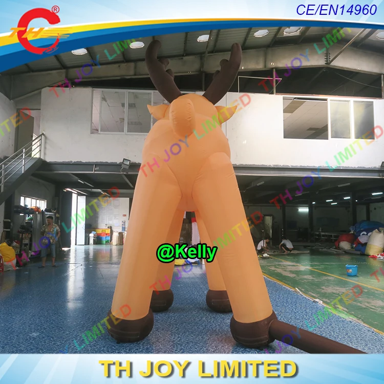 Гигантский надувной Рождественский олень 4 м/6 м/8 м мультфильмы для улицы