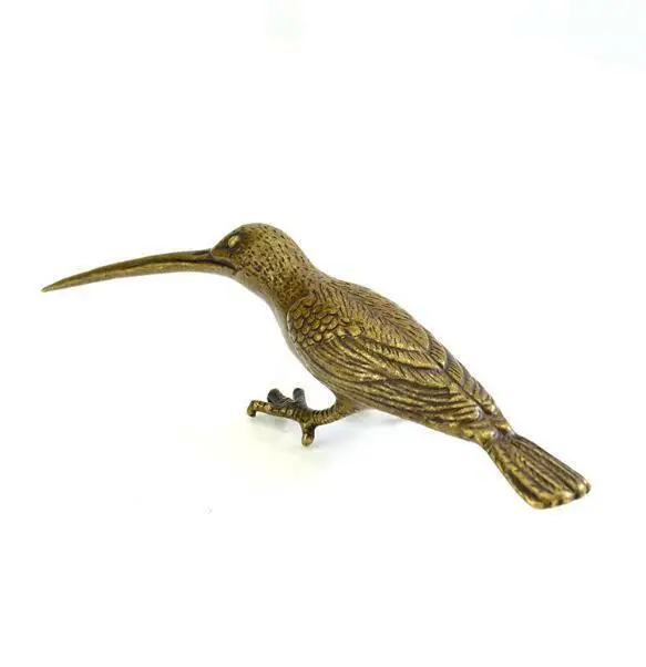 

Chinese Classical Bronze Annunciation Bird Bronze Tea Pet Desktop Hummingbird