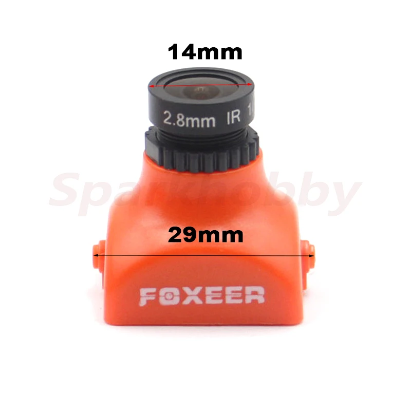 foxeer hs1177 xat600m 600tvl ccd 28 мм объектив ir mini fpv камера pa