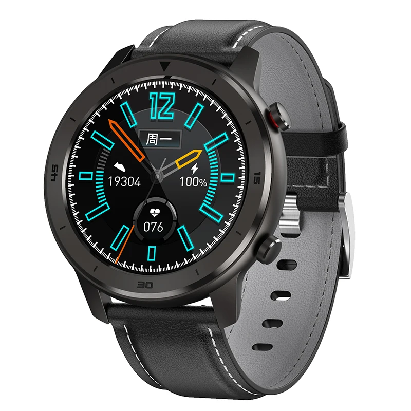 Смарт часы LIGE мужские с сенсорным экраном IP68 пульсометром и