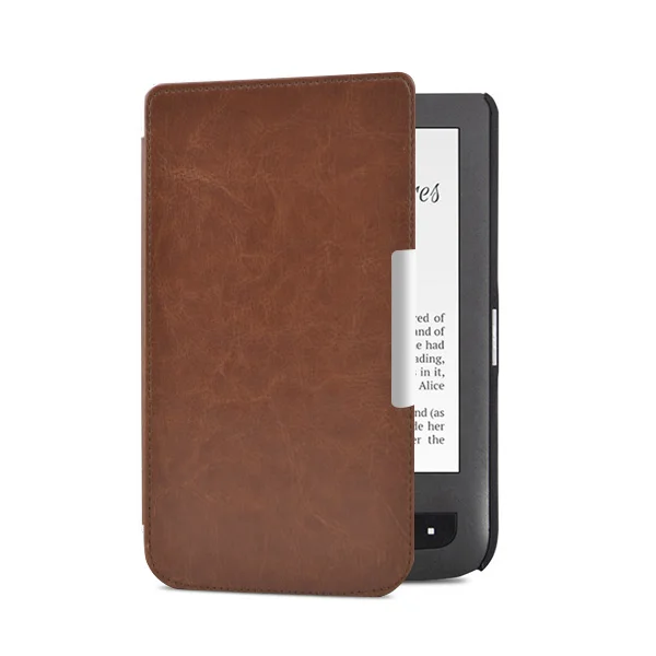 PB624 FM BN Чехол-книжка из ПУ кожи для pocketbook 614/624/626 plus для pocketbook touch lux 3 e-reader, чехол для электронной книги+ Бесплатный подарок - Цвет: PB624 FM BN