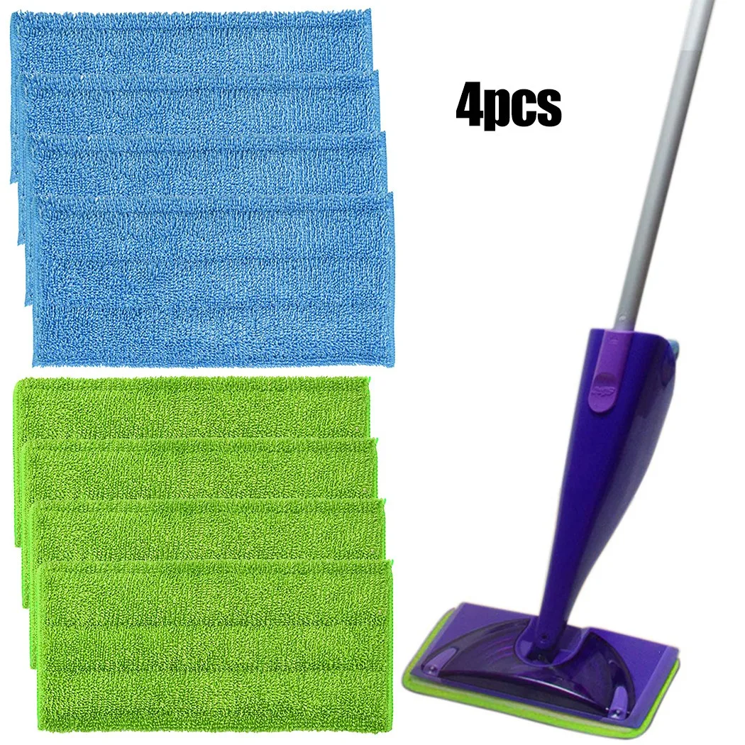 

5pcs Microfiber Mop Pads For Swiffer Wet&Dry Mop Starter Vacuum Cleaner Parts Household Cleaning Parts Replacement Tools