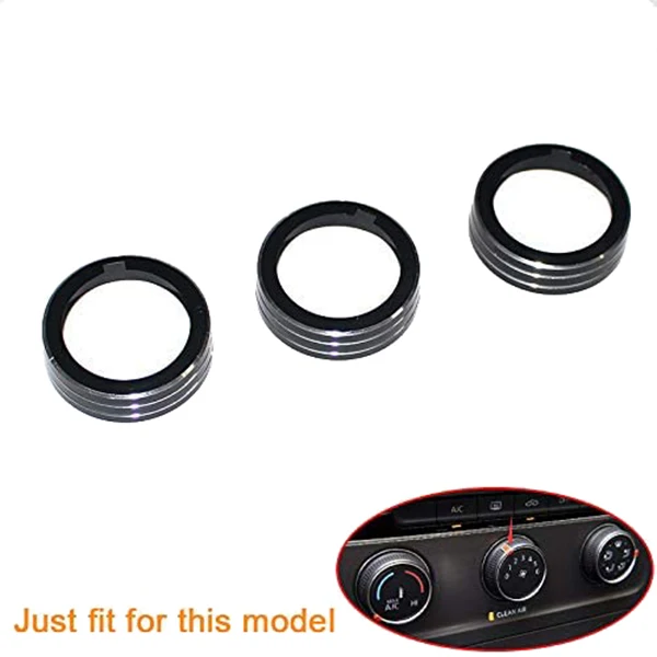 Car Aluminum Alloy Audio Air Conditioner Knob Switch Button Cover Decoration for Golf 7 MK7 2016-2019 | Автомобили и мотоциклы