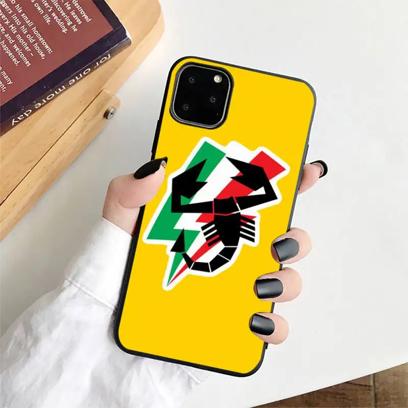 Чехол для телефона с логотипом итальянского спортивного автомобиля Abarth iphone 13 11 12