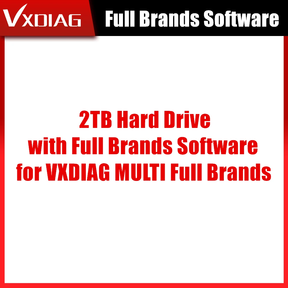 

2TB Hard Drive with Full Brands Software for VXDIAG MULTI Full Brands