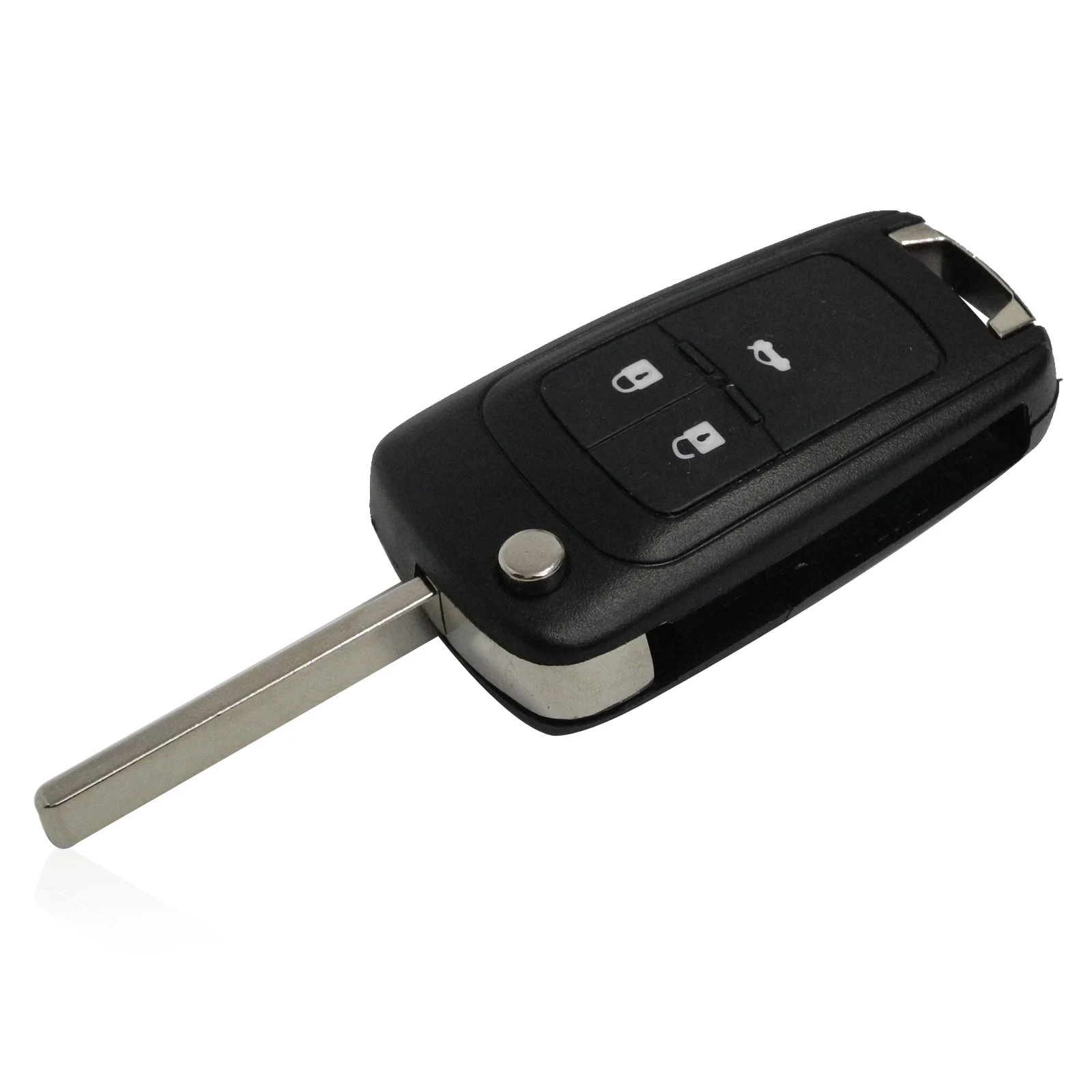 key shell Jingyuqin 3B складной пульт дистанционного ключа автомобиля оболочки для Chevrolet Cruze Epica Lova Camaro Impala 2 3 4 5 Кнопка HU100 лезвие чехол Крышка - Количество кнопок: key shell