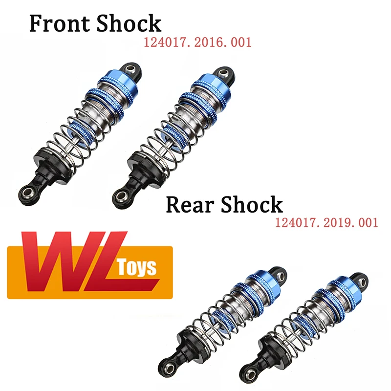 Оригинальный Wltoys 124017 124016 бесщеточный 1/12 RC автомобиль запасной передний/задний