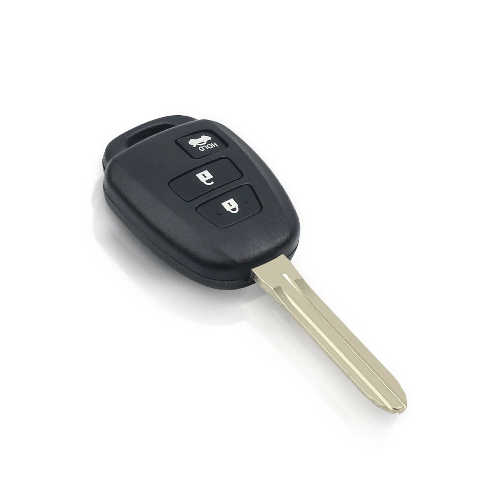 KEYYOU для Toyota CAMRY 2012 2013 2014 2015 Corolla дистанционный чехол ключа автомобиля 2/3/4 кнопки Fob