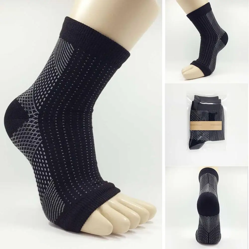 

1pc Foot Compression Sleeves Circulation Angel Ankle Swelling Pain Sleeve Relief Ankle Pad