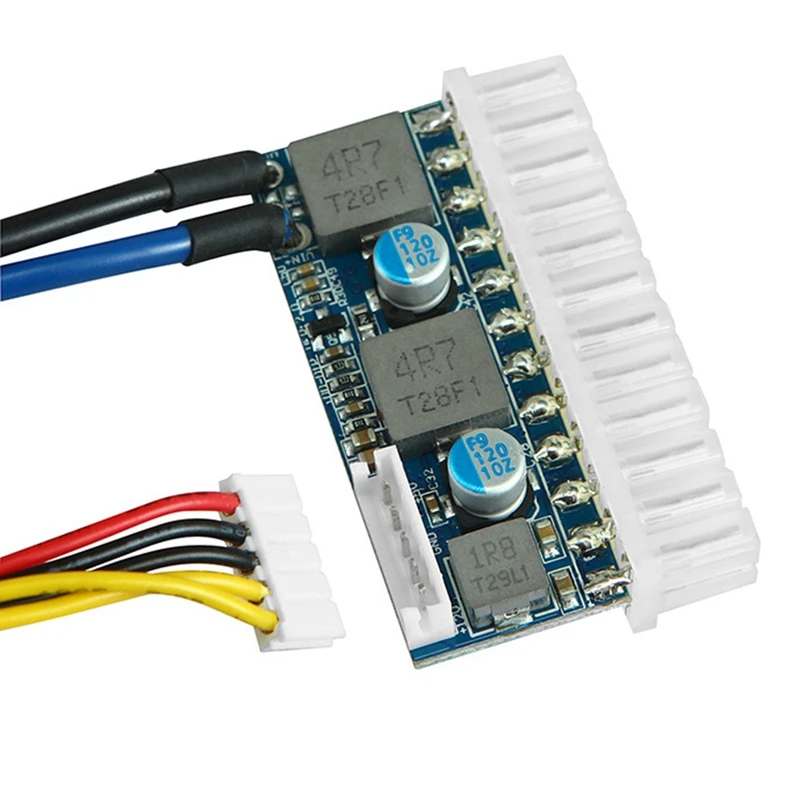 DC-ATX в он-лайн Питание доска 84 Вт 12В твердотельный накопитель модуль DC-DC с кабелями