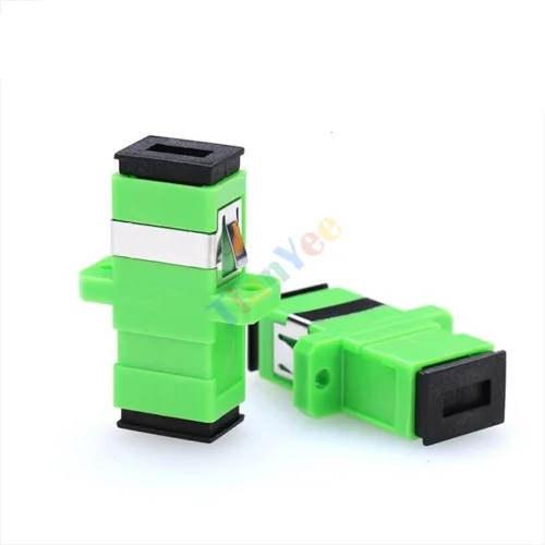 100 шт. SC волоконно-оптический соединитель Адаптер OM3 / UPC SM фланец одномодовый Simplex