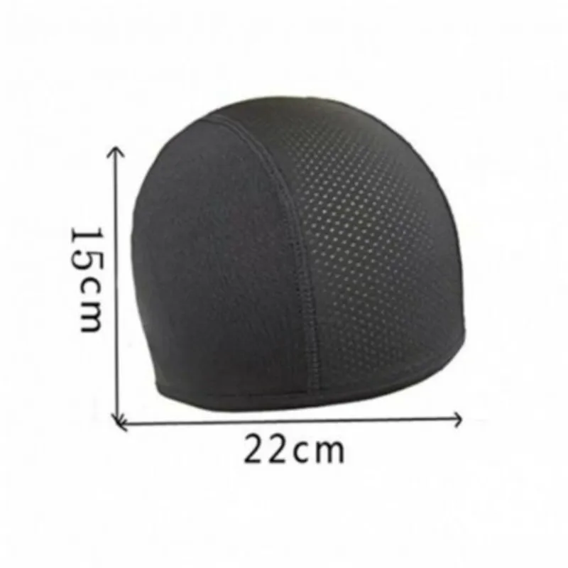 

Moisture Wicking Cooling Skull Cap Helmet Liner Beanie Bald Caps Dome Cap Dries Quickly Cycling Black Hat