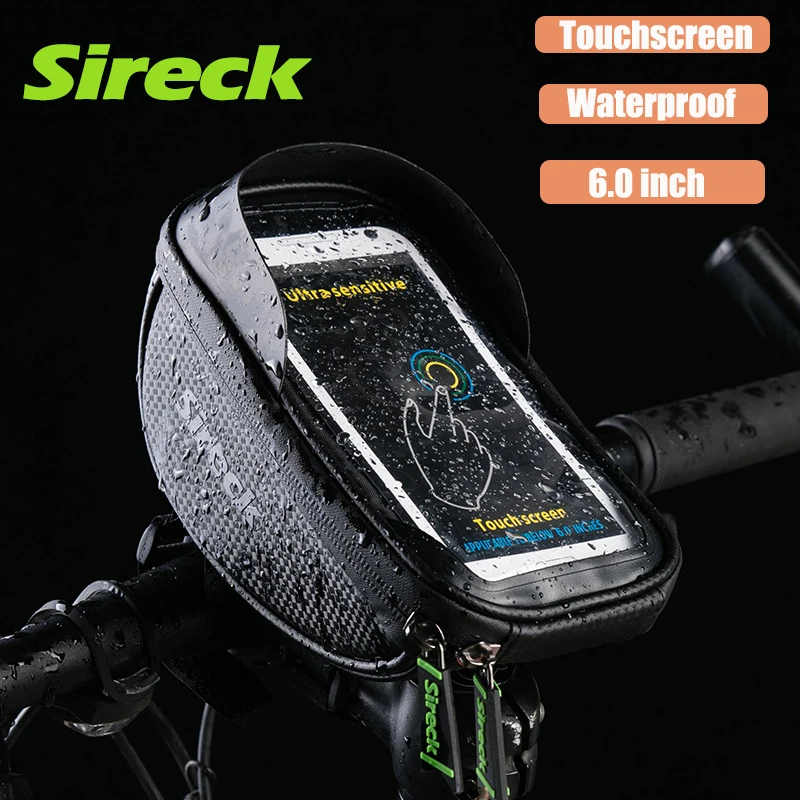 Велосипедная Передняя сумка для сенсорного экрана 6 0 дюйма Sireck на руль