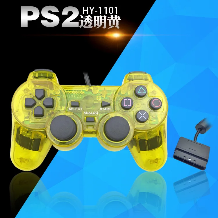Проводной геймпад для sony PS2 PS1 двойной контроллер вибрации Gamedpas джойстик playstation 2 1