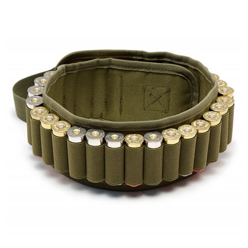 

30 Rounds Hunting Shotgun Cartridge Shell Bandolier Belt 12 Gauge Ammo Holder Belt Shell Carrier Pouch Bag for hunting shooting