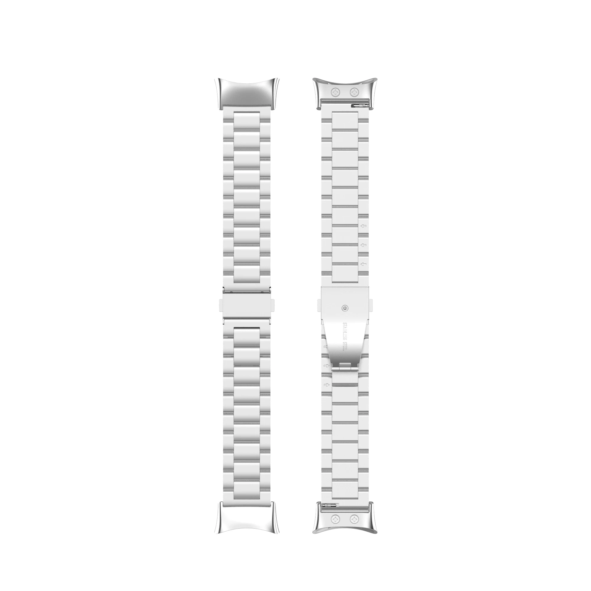FIFATA Metal Watch Band For Garmin Forerunner 45 / 45s Bracelet Replacement Wrist Strap For Garmin Swim 2 Stainless Steel Correa