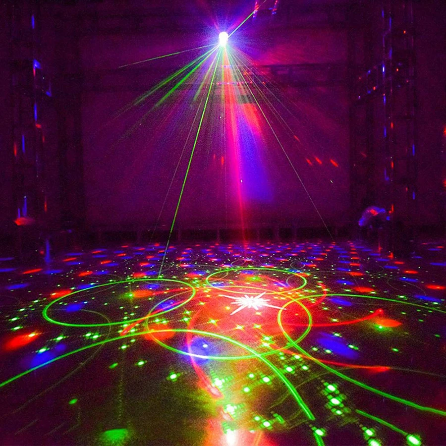 60 узоров RGB светодиодный светильник для дискотеки 5 В USB подзарядка RGB лазерный проекционный светильник сценический светильник ing Show для дома вечерние KTV DJ танцпол