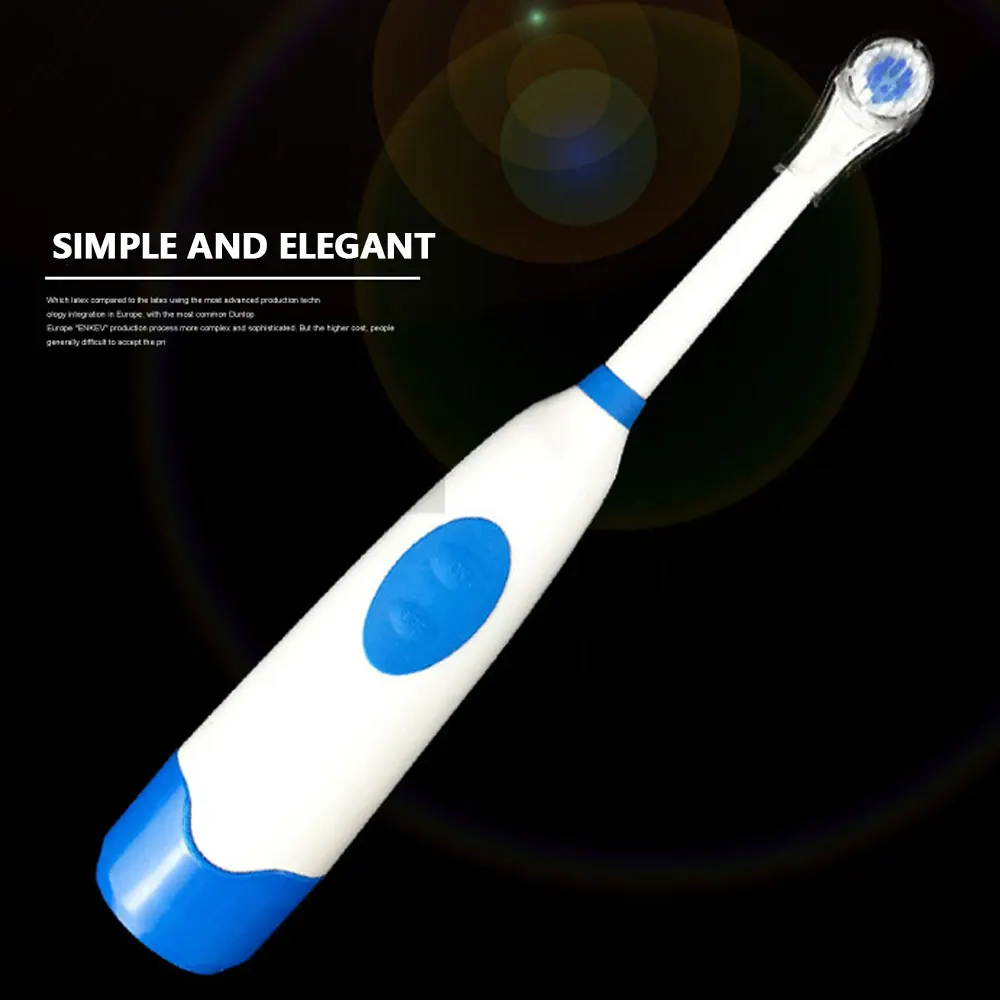 1 Set Electric Toothbrush With 2 Brush Heads Battery Operated Oral Hygiene No Rechargeable Teeth For Children | Бытовая техника