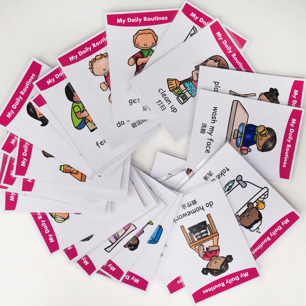 Для обучения ребенка китайский эмоции повседневных Форма английская обучающая