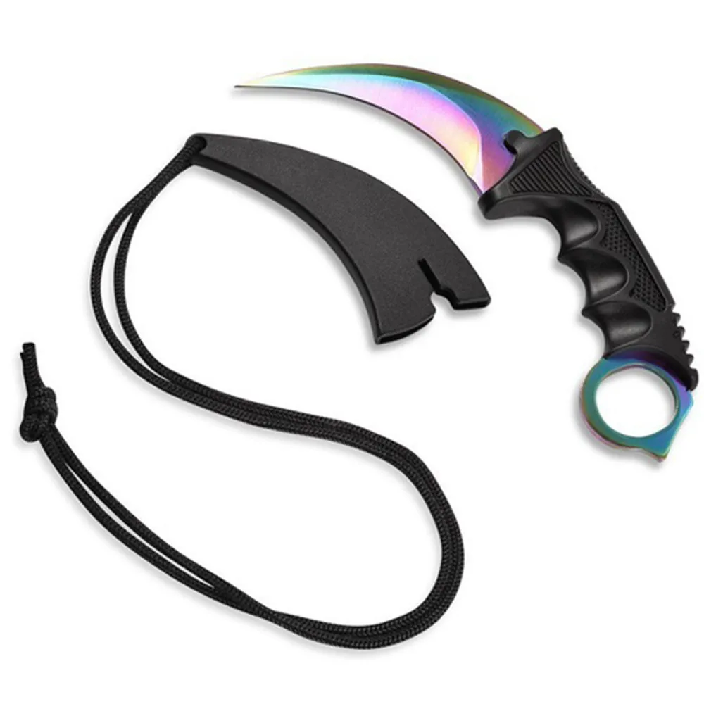 Походный стальной коготь для шеи охотничий нож тактический походный самозащиты