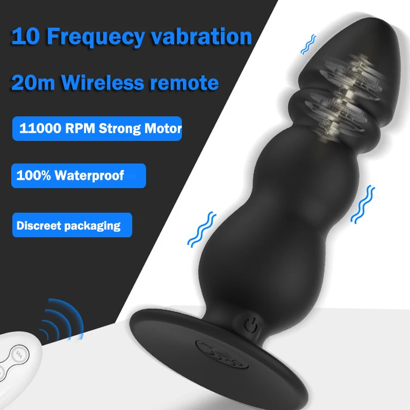 wireless vibrating butt plug anal dildo but vibrator prostate massager sex toys for woman gay men erotic shop |