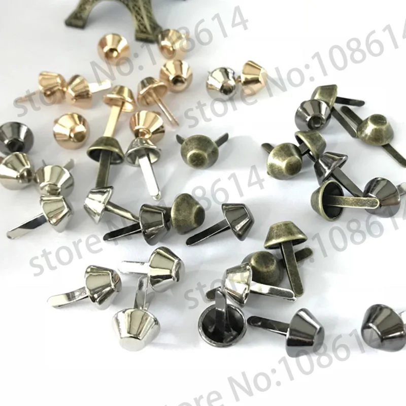 10 шт. 12 мм шпильки с 4 зажимами для одежды заклепки на одежду кожи гвоздики шипы в