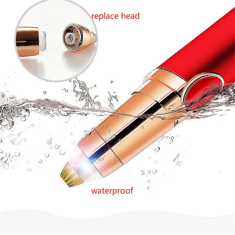 Прямая поставка эпилятор для лица с подсветкой электрический женщин омертвевшей