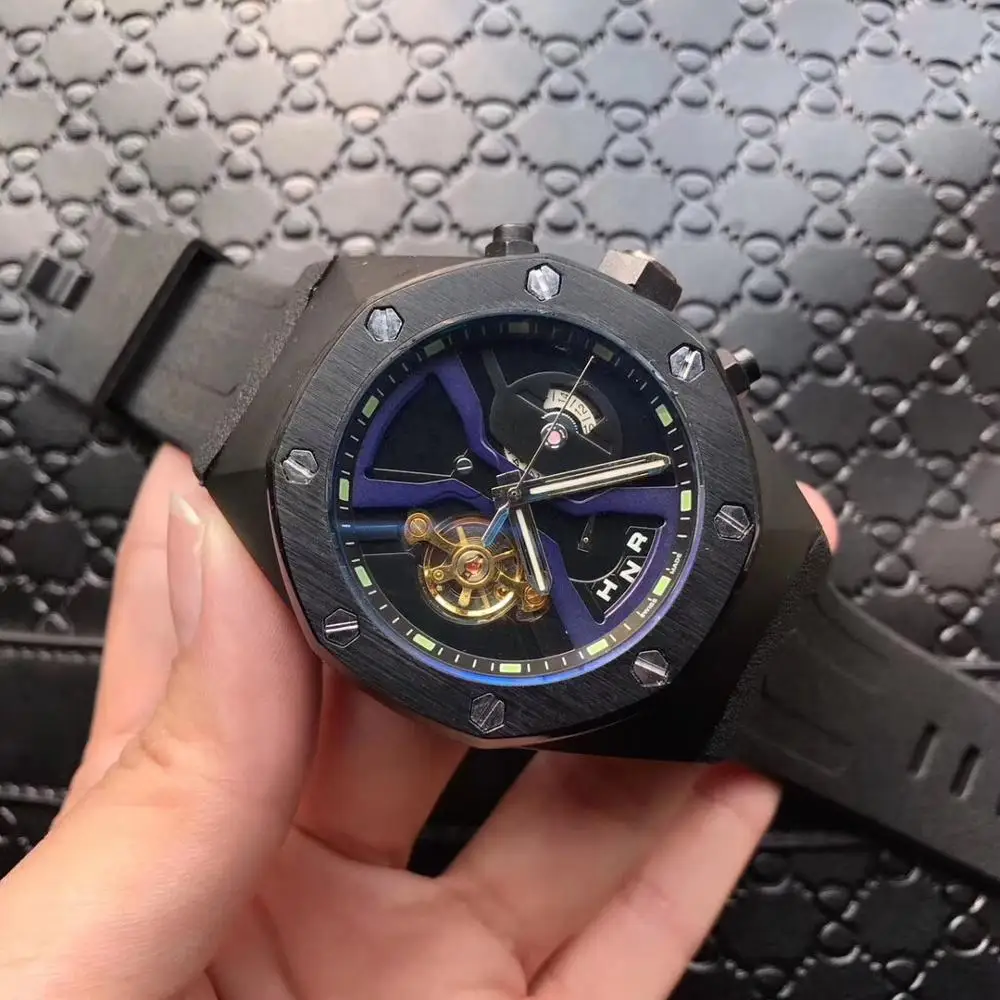 Роскошные Королевские турбийон спортивные мужские часы montre homme автоматические