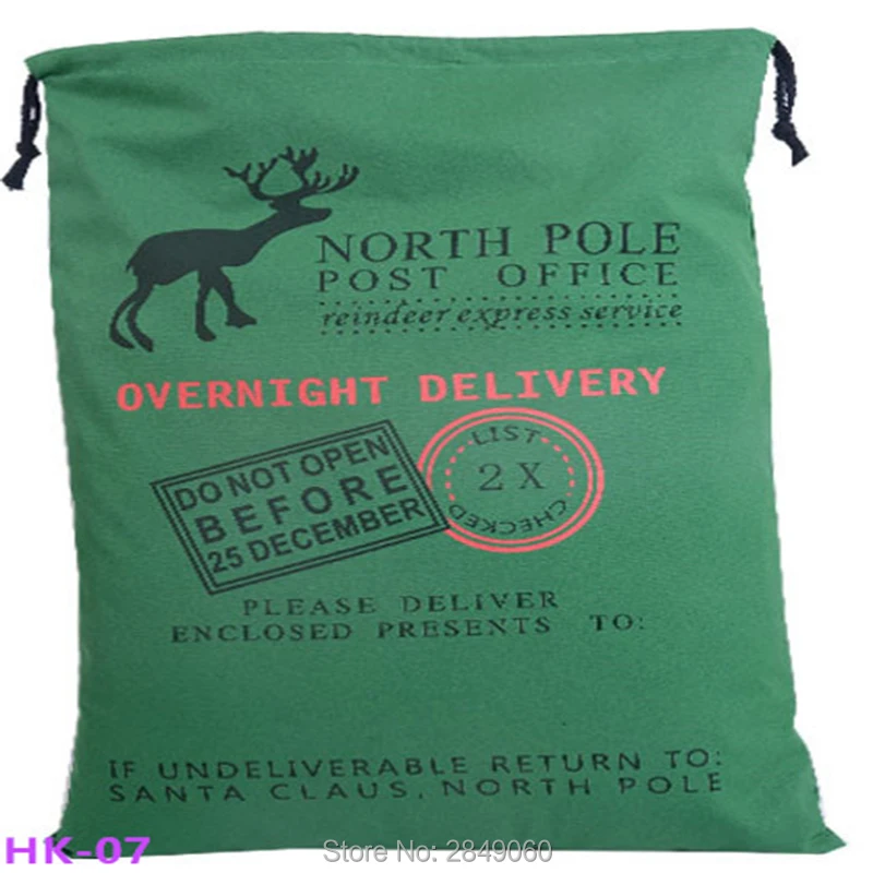38 Styles Santa Sacks 30pcs/lot Christmas Stockings Gift Bag Claus Deer Handmade 100% Cotton Can Buy Mix | Дом и сад